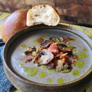 Snehvides svampesuppe med suppebrød fra Snehvide og de syv små dværge