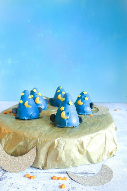 Mickeys troldmandshatte – cakepops med citron, vanilje og hvid chokolade