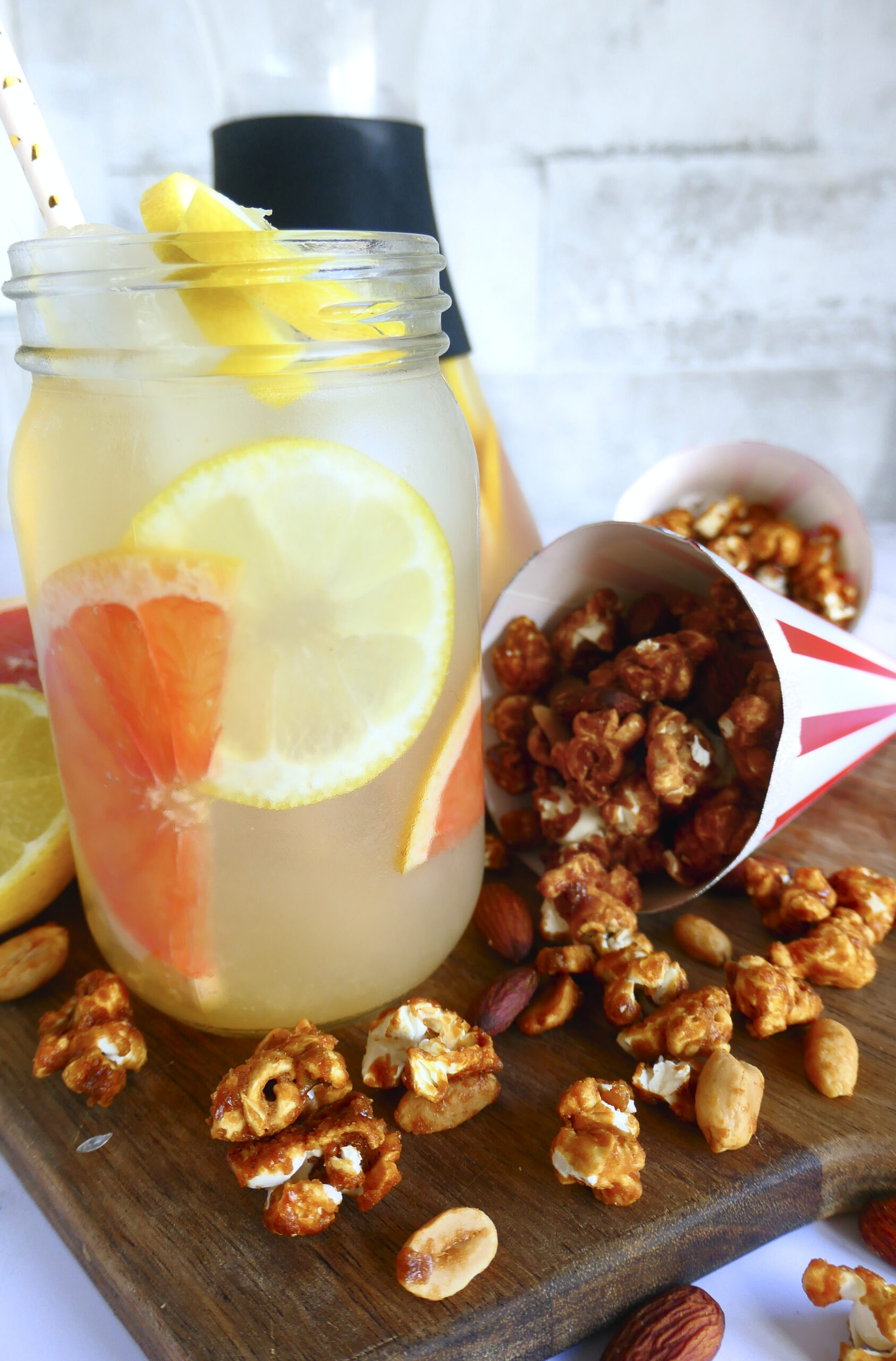 Lemonade og verdens bedste karamel popcorn