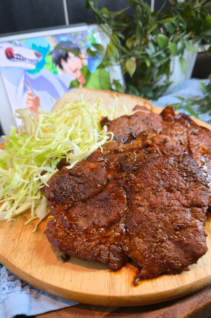 Shogayaki fra Campfire Cooking in Another World