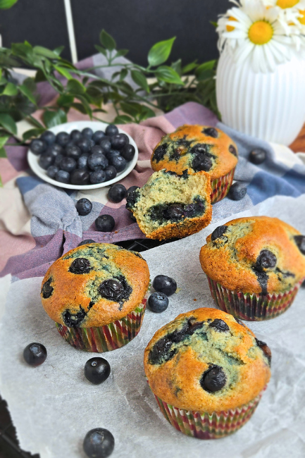 Blåbærmuffins